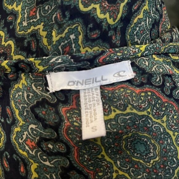 O’NEILL SHEER LONG SLEEVE TIE NECK BLOUSE SIZE SMALL - Picture 12 of 13